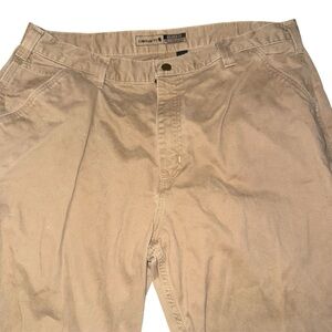 Carhartt Men's Brown Jeans 38x34 Relaxed Fit